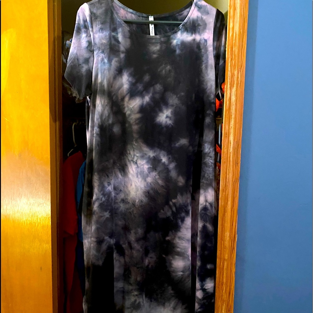 Tie dye maxi dress by Sunday Morning brand!